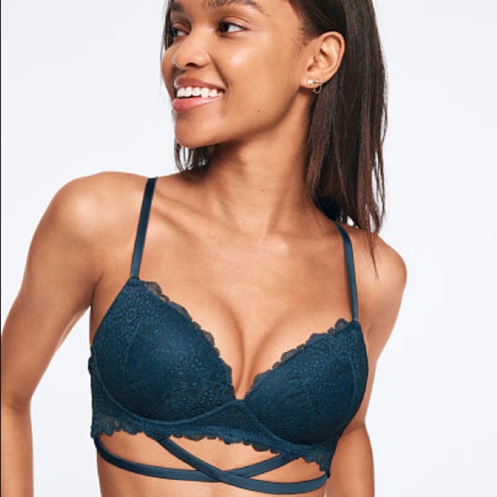 Black VS PINK  strappy bra